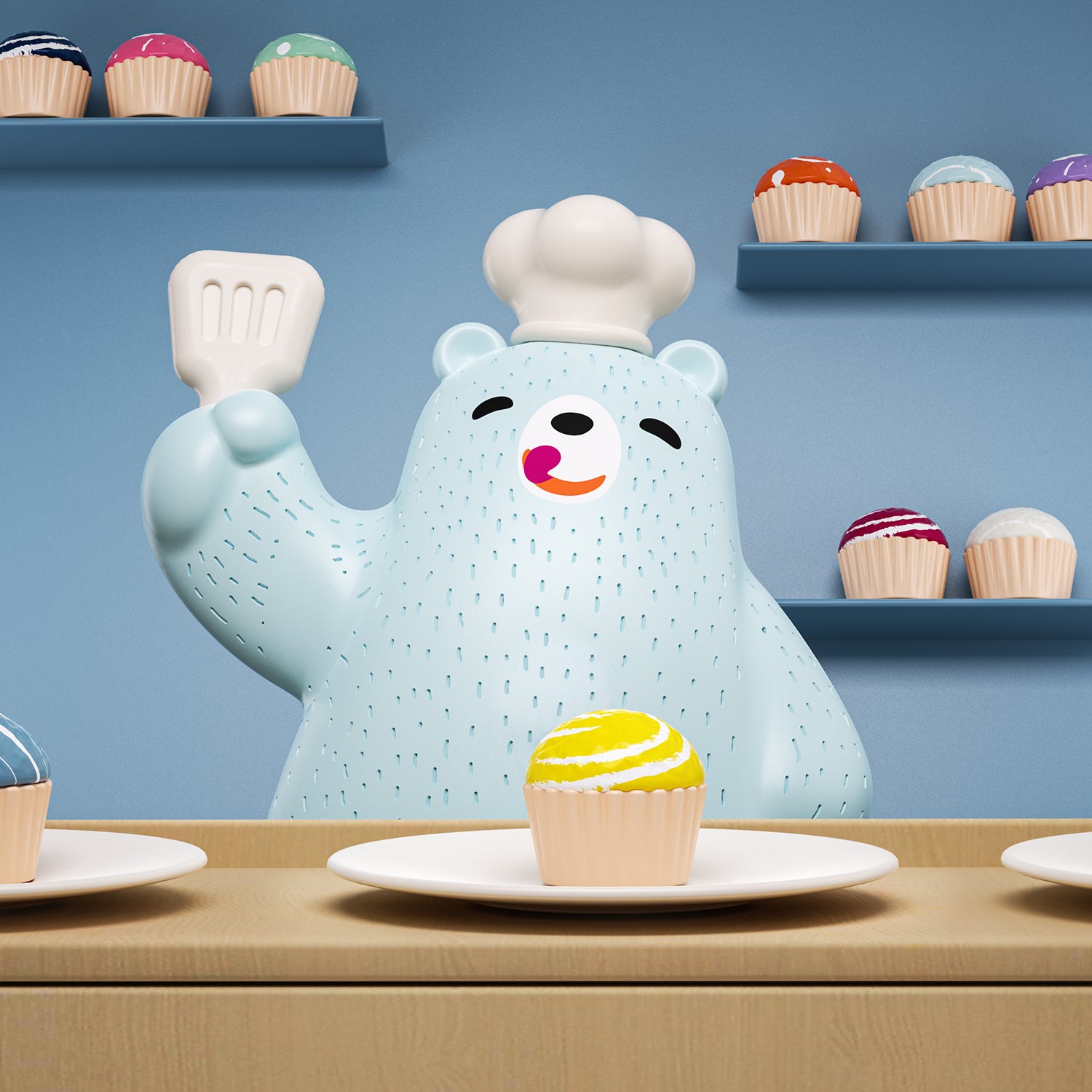 Topbright Toys Yummy Chef Bear Cupcake Math and Logic Bakery Shop Balance  Scale, 1 Piece - Ralphs