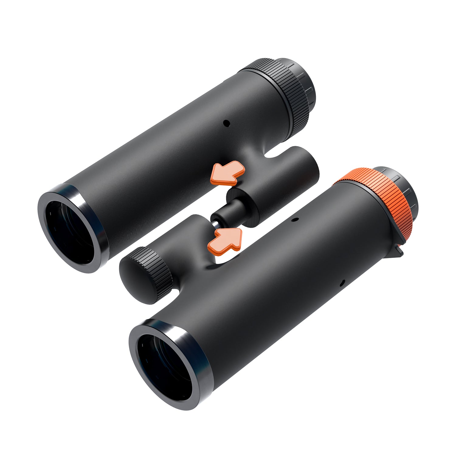 Children easily assemble the two individual monoculars themselves into binoculars.